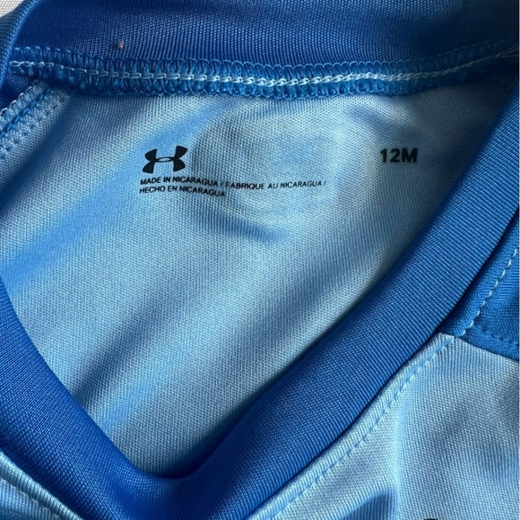 Under Armour Activewear Baseball Matching Shorts Set Size 12 Months - Picture 5 of 12